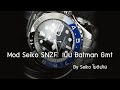 Seiko Snzf Mod Batman GMT  By Seiko Modify
