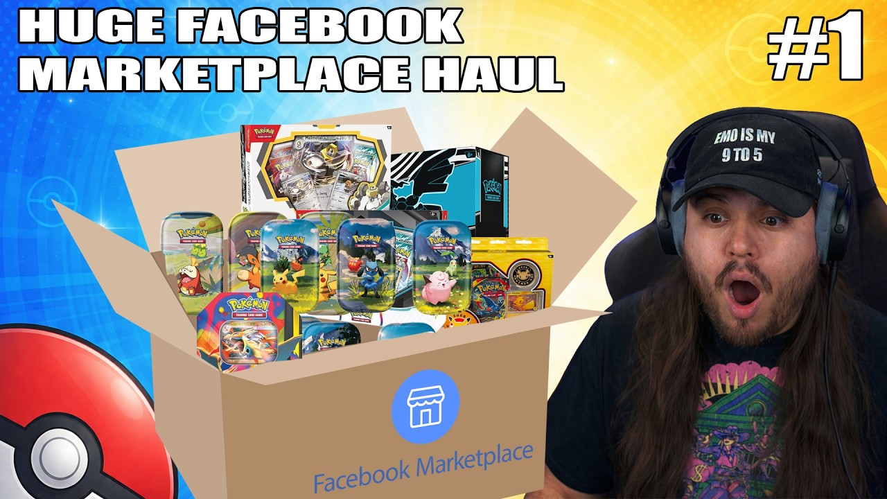 We Bought a HUGE Pokémon Collection From FACEBOOK MARKETPLACE… Here’s What We Found