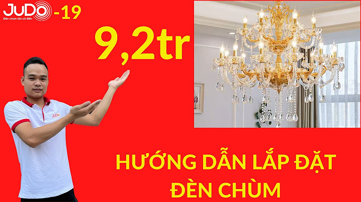 Mẫu đèn chùm sát trần