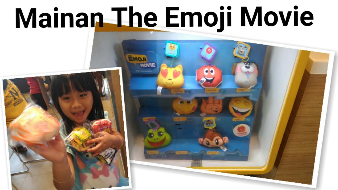 Unboxing Mainan Anak Lucu The Emoji Movie dari Happymeal