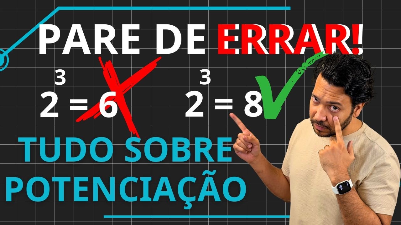 Como calcular Potência? (Base Negativa, Expoente Zero e Frações)