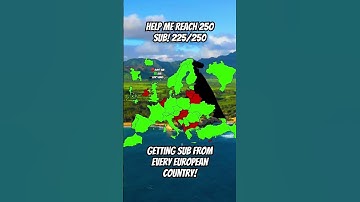 Getting sub from every European country! (Day 5) #geography #mapping #country #war
