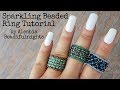 Sparkling Beaded Ring Tutorial