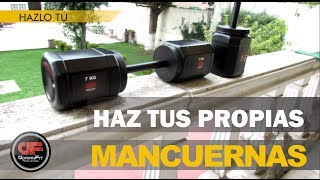 Como hacer tus Propias Mancuernas  en Casa - LAS MEJORES MANCUERNAS CASERAS