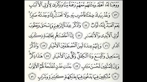 تلاوات مختارة سورة ص كاملة القارئ عامر المهلهل