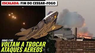 Fim do cessar-fogo: Novos ataques aéreos entre Israel e Irã: EUA reage e Trump alerta: "PAREM!"