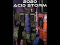 acid Storm evolution (tv shows and movies only) 1984-2024