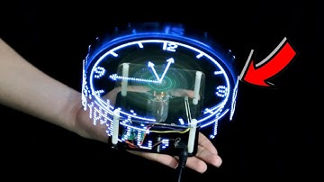 Awesome DIY Idea - Rotating LED Clock