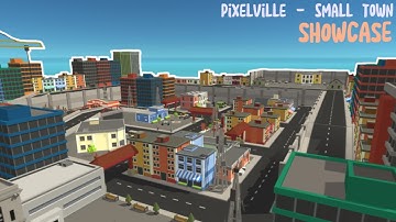 Pixelville - small town! Ssb2 | simple sandbox 2 map showcase | 1.5.9.1