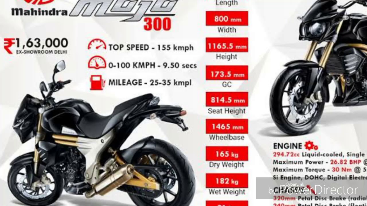 Mahindra mojo price, mileage, top speed