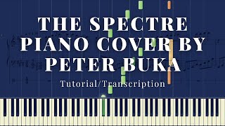 The Spectre - Street Piano Cover by Peter Buka - Tutorial/Transcription Resimi