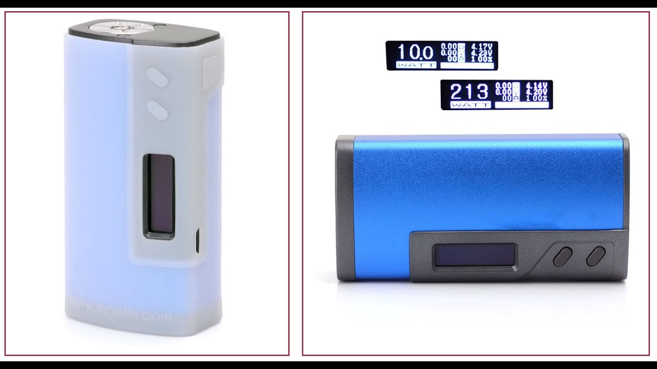 ОБЗОР на Sigelei Fuchai 213W TC Box Mod (Поверхностный обзор-распаковка)