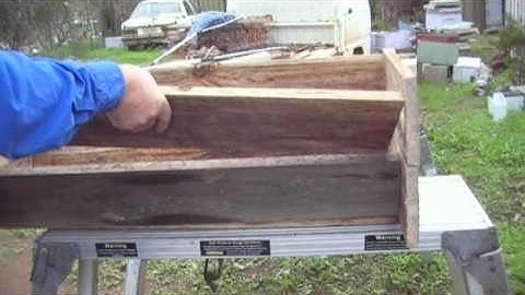Top Bar hive making