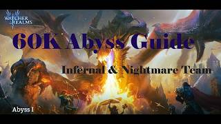 60K Blood Abyss 1 Guide / Infernal And Nightmare Teams