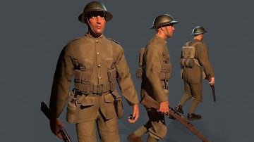 WW1 Soldier preview