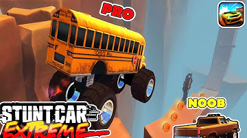 Stunt Car Extreme ▸ Gameplay Walkthrough ▸ Part 1 ▸ All Cars ▸ Level 1 -  10 (Android/iOS)