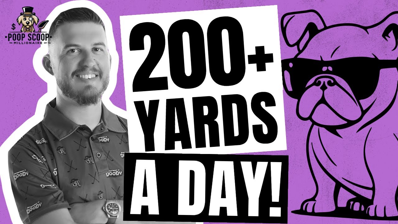Our Pooper Scooper Business Cleans 200+ Yards a Day!!