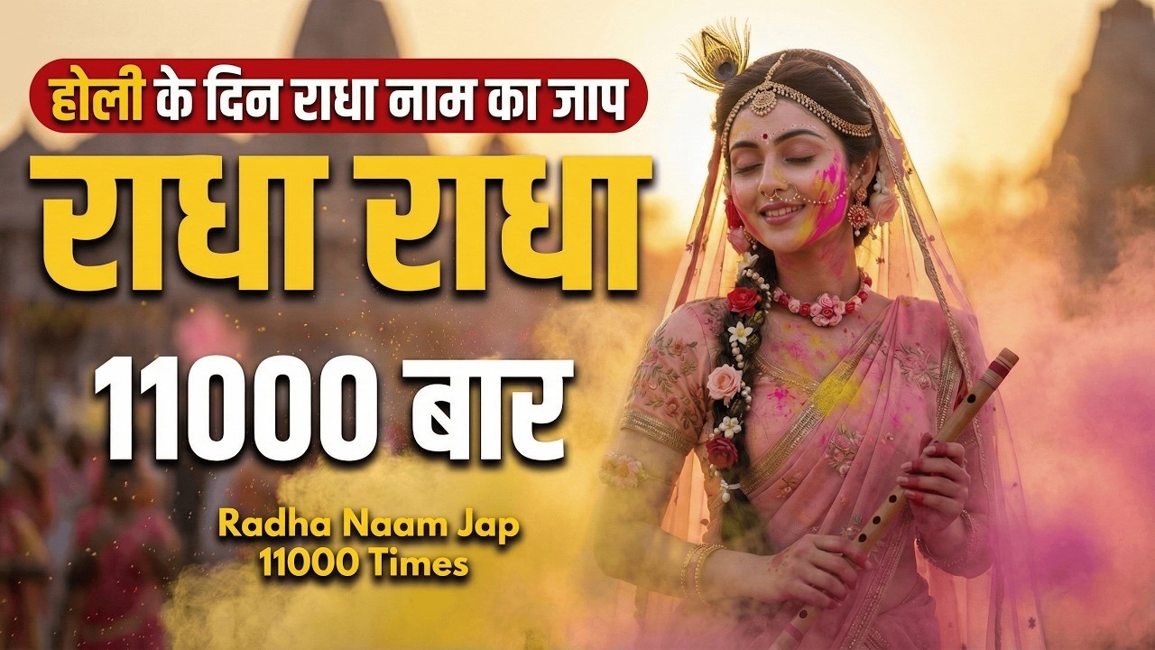 अखंड श्री राधा नाम जप | Shri Radha Naam Jaap | Radha Naam Dhun | Shri Radha Shri Radha