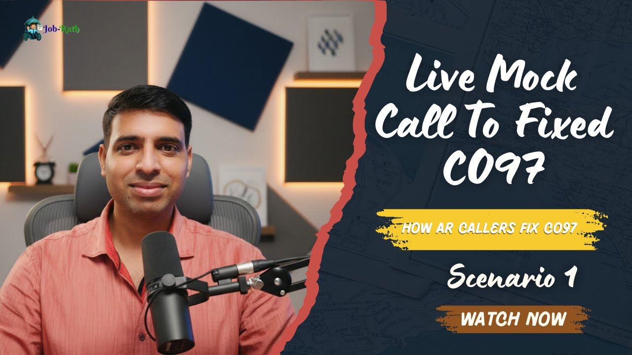 How AR Callers Resolve CO-97 Bundled Denials on Live Insurance Calls (Real Mock Call)