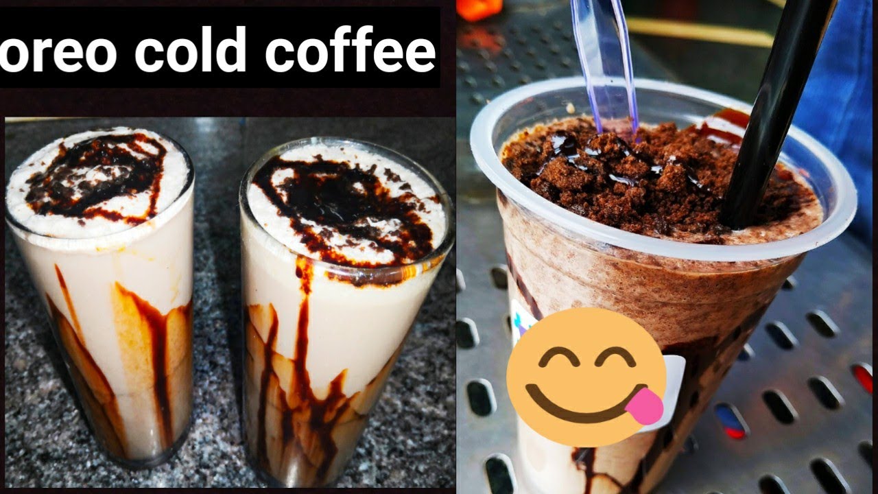 cold coffee oreo shake
