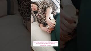 Dor Na Pelve Para Virar Na Cama Na Gestação? Deixe Os Joelhos Unidos Para Não Afastar A Articulação