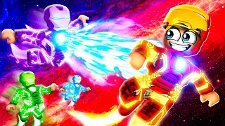 Iron Man Fights In Outer Space In Roblox