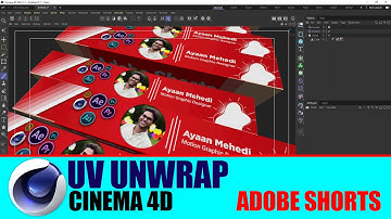 Cube UV Unwrap || Cinema 4D || Adobe Shorts