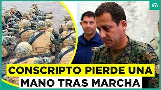 Conscripto pierde una mano tras marcha: Aumenta la presión sobre el Ejército