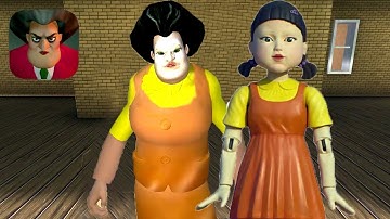 Scary Teacher 3D Squid Game Doll New Update Teacher Doll Part 19 Gameplay Walkthrough (IOS ANDROID)