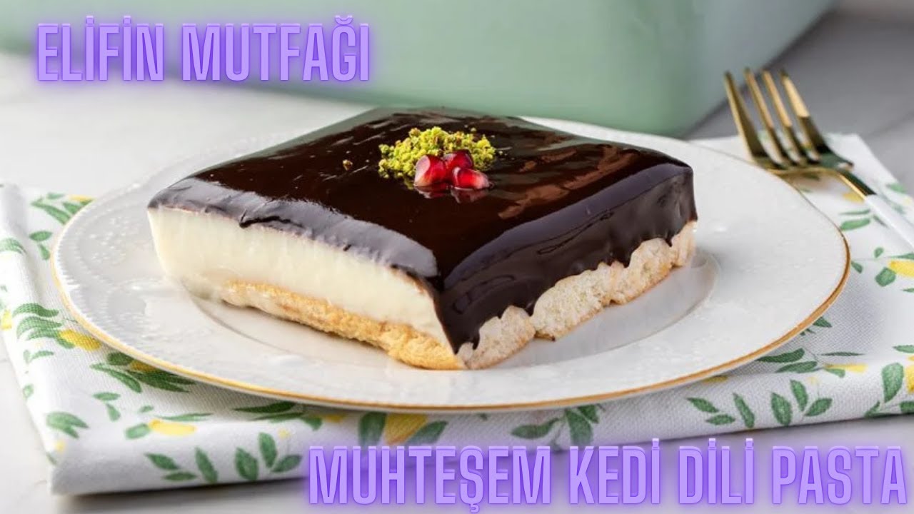 3 Dakika da Kedi Dili Tarifi. #mutfakta #pratiktarifler #yemektarifleri #tatlı #pasta #muhallebi