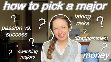 how to choose a college major & find what you love || STEM vs. humanities, money, disappointment