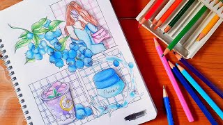 asthetic sketchbook drawing ideas ||asthetic drawing ideas ||NP art room