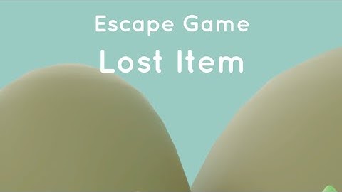 Escape Game Collection Lost Item Complete Walkthrough