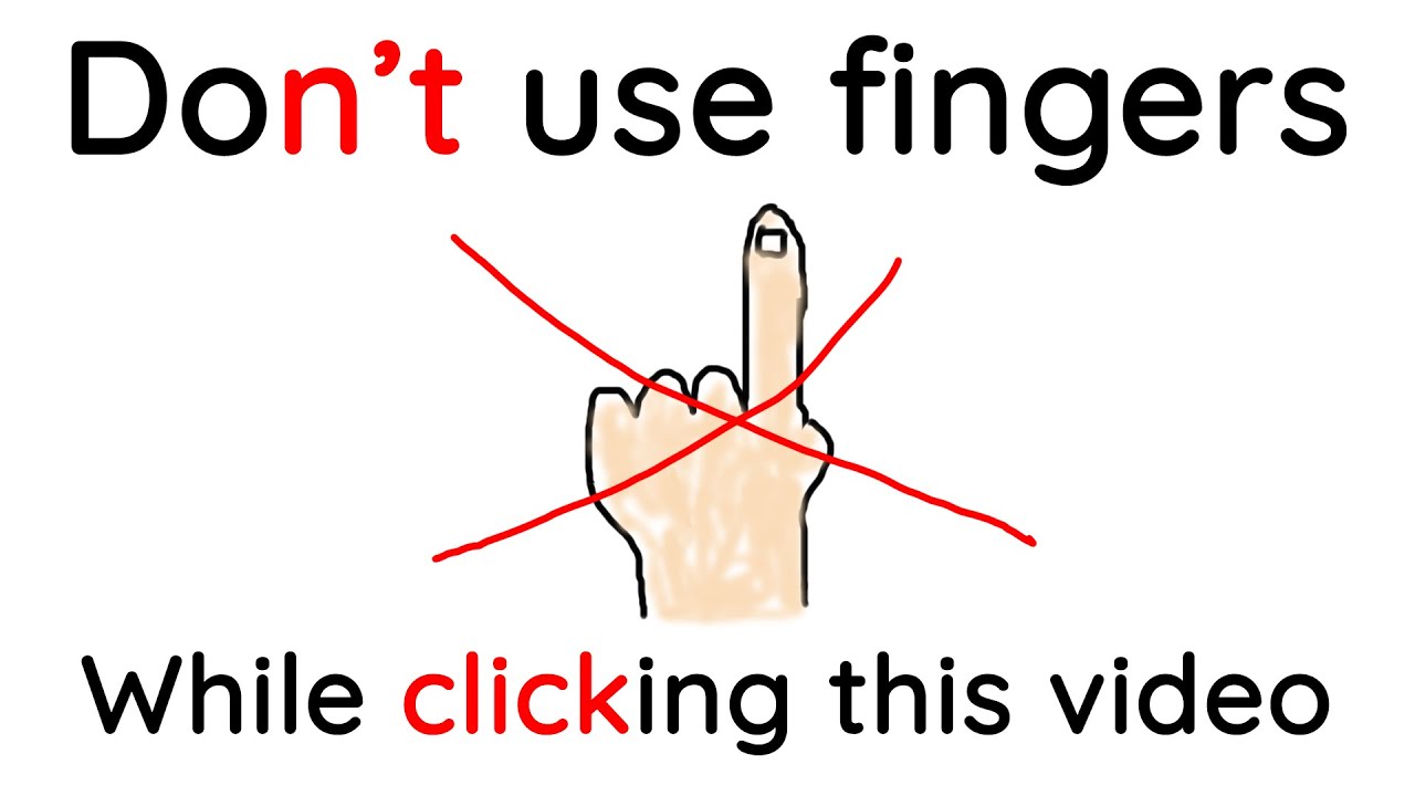 Don't Use Fingers To Click This Video (+ HIDDEN CHALLENGES)
