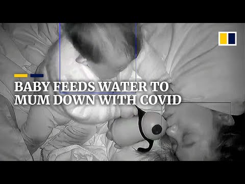 Baby in China feeds water to Covid-infected mother