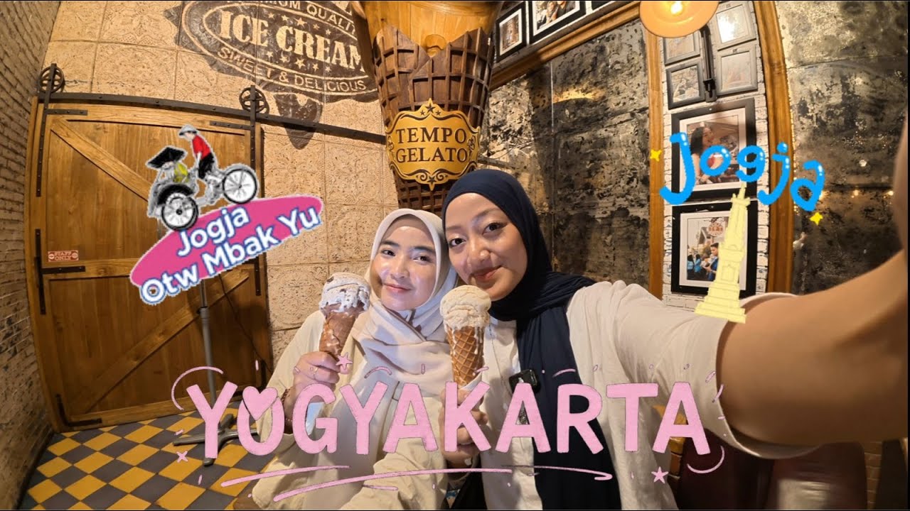 NIGHT RIDE SERU DI JOGJA !!! Dinner di Prawirotaman, Tempo Gelato 🍨#icecream  #food  #yogyakarta