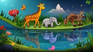 The Animal Parade | Kids Poem | Kids song 🤡🤡🤡 screenshot 4