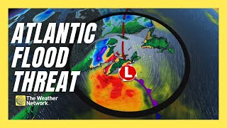 Heightened Flood Threat as Prolonged Heavy Rain Soaks Parts of Atlantic Canada