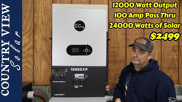 Full Installation of EG4 12000XP Inverter, Including a few mistakes.