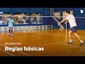 Reglamento cules son las reglas bsicas  bdminton