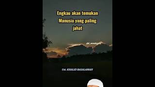 Ust Khalik Basalamah  Ciri Ciri Orang Yg Suka Adu Domba