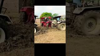 New Holland 4×4 vs eicher and mahindra tractor tochan attitude stutas short video#youtubeshorts