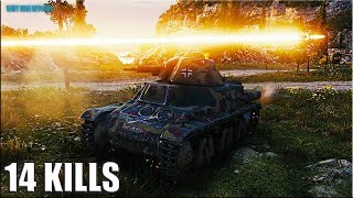 ЖЕСТЬ в ПЕСОЧНИЦЕ 14 ФРАГОВ 🌟 Pz.Kpfw. 38H 735 World of Tanks