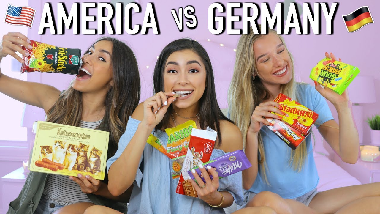 Trying Each Other's Country's Candy! Americans and Germans!