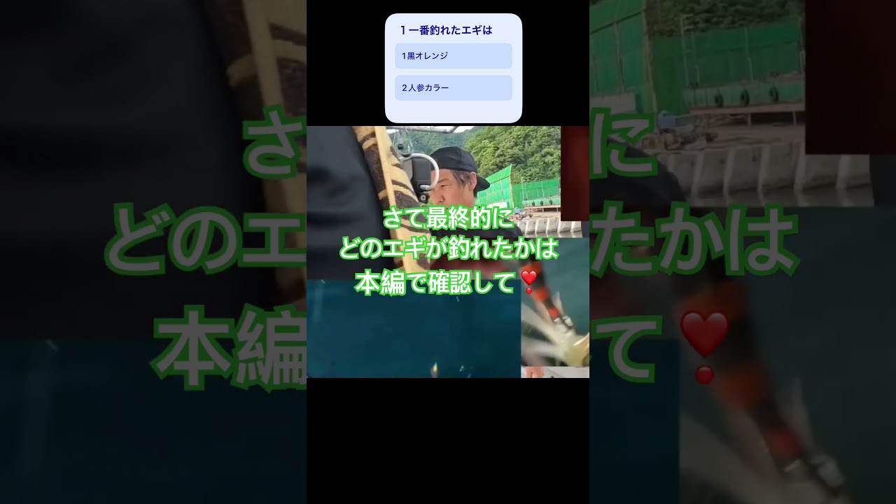 2026年最新白イカ攻略!人気エギを30分ずつ交互に投げ倒して分かった、今シーズンの傾向と当たりカラー#shortsvideo #釣り #イカメタル#オモリグ