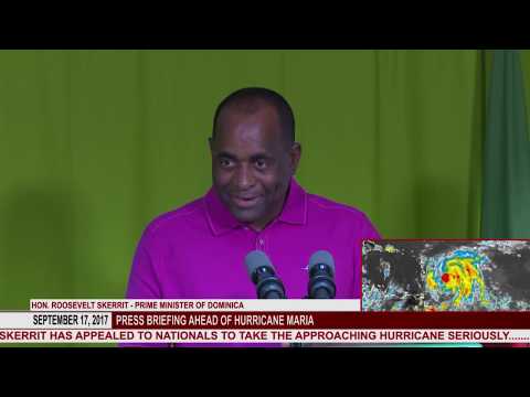 Press briefing ahead of Hurricane Maria