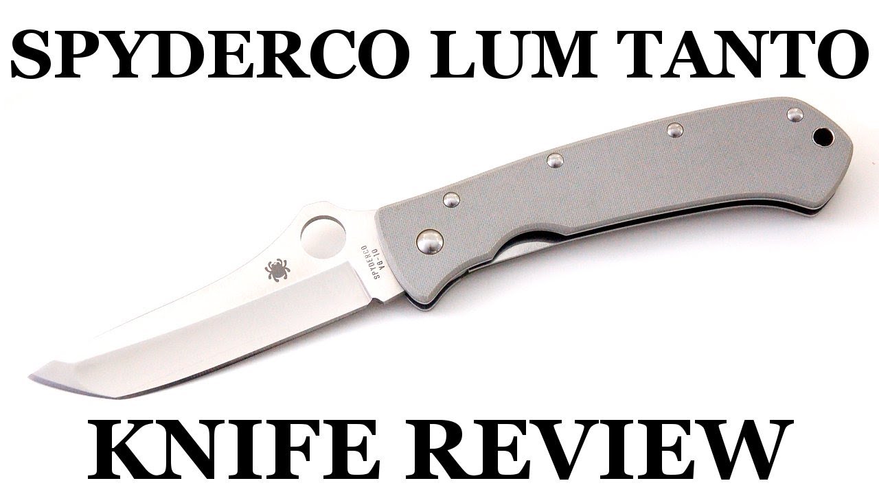 Spyderco Bob Lum Tanto Review | BladeReviews.com