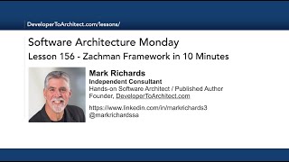 Lesson 156  Zachman Framework in 10 Minutes