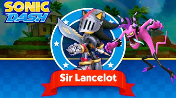 Sonic Dash - Sir Lancelot New Character Unlocked - All Characters Unlocked Android Gameplay