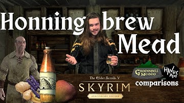 I Brewed HONNINGBREW MEAD from Skyrim! | Elder Scrolls Cookbook